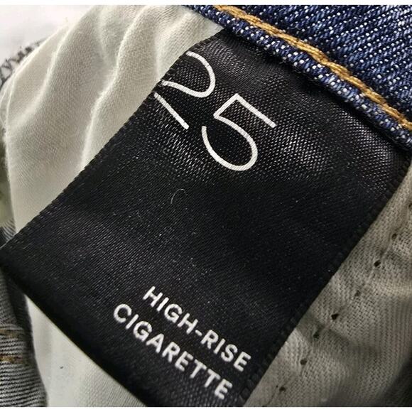 Pilcro Jeans Womens 25 Skinny High Rise Cigarette Light Wash Stone - Picture 11 of 13